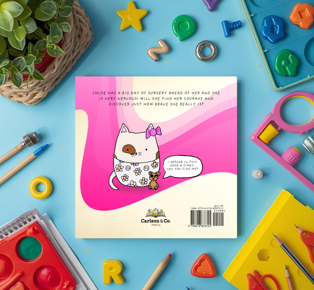 back cover of Chloe's big brave day